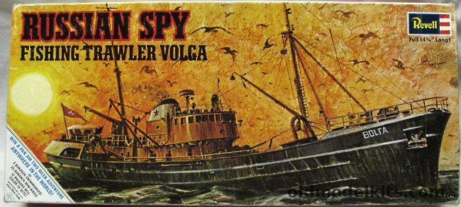 Revell Russian Spy Fishing Trawler Volga, H379-250 plastic model kit